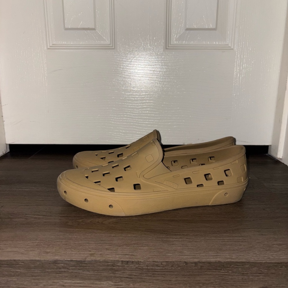 Vans Slip-On TRK Shoes in Mustard